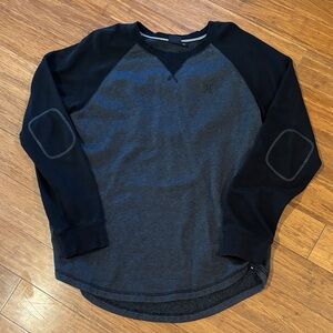 Hurley Black and Gray Knit Top